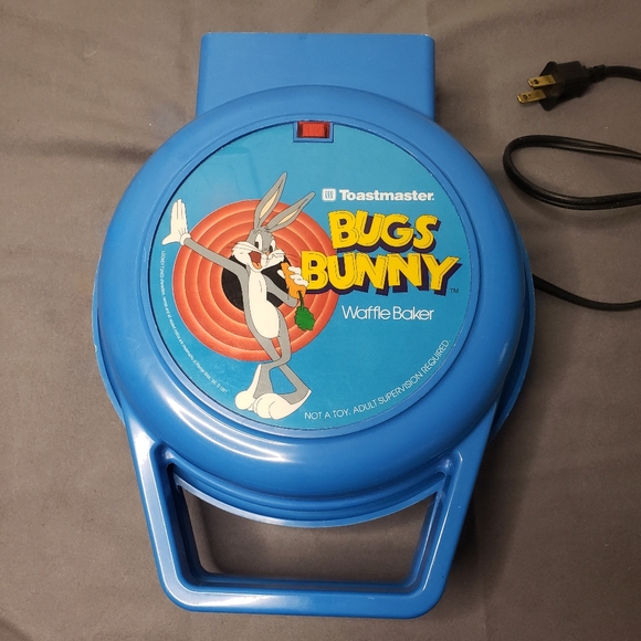 Toastmaster Other Toastmaster Bugs Bunny Waffle Maker Baker 991 Looney Tunes Works Vintage
